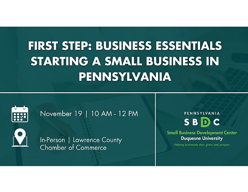 First Step: Business Essentials (Lawrence) (in-person)