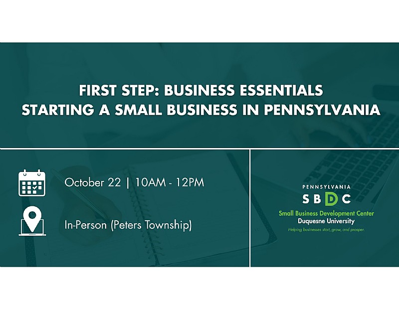 First Step: Business Essentials (Peters Township)