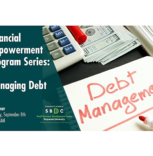 Financial Empowerment Program Series: Managing Debt (webinar)