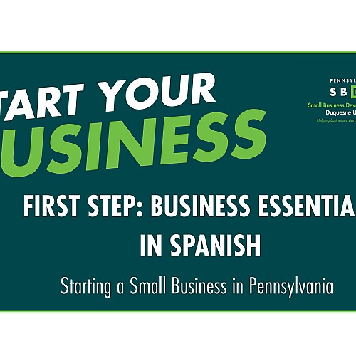 First Step Business Essentials (Pittsburgh) in Spanish