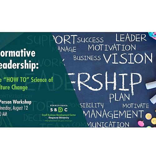 Normative Leadership: The "HOW TO" Science of Culture Change (in-person) (Duquesne)