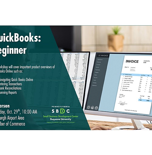 QuickBooks Online Version (in-person) at Pittsburgh Airport Area Chamber of Commerce